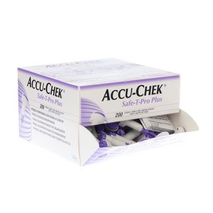 Accu Chek Safe T Pro Plus Steriele Wegwerp Prikpen 200 Stuks