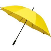 Falcone Golf stormparaplu - windproof - geel - lang - 130 cm - extra sterk
