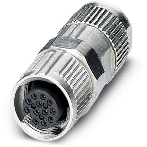 Phoenix Contact 1559631 Sensor/actuator connector, niet geassembleerd M12 Aantal polen (sensoren): 12 Bus, recht 1 stuk(s)