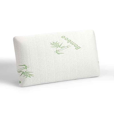 Hoofdkussen orthopedisch Bamboo - Viscogel - Voor Zij- En Rugslaper - Vulling: 100% Viscogel traagschuim met bamboe - Dekbed-Discounter.nl