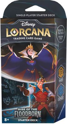 Disney Lorcana - Rise of the Floodborn Starter Deck - The Evil Queen & Gaston