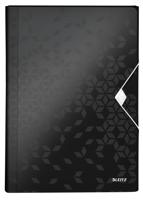 Projectmap leitz wow voor a4 6 vaks pp zwart | 5 stuks