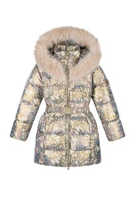 Le Chic winter winterjas meisjes - goud - Bodette - AOP vlinder
