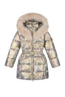 Le Chic winter winterjas meisjes - goud - Bodette - AOP vlinder