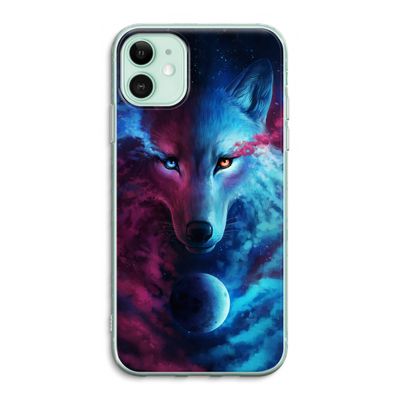 Where Light And Dark Meet: iPhone 11 Transparant Hoesje