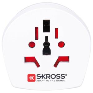 Skross 39768 netstekker adapter Universeel Type F Wit