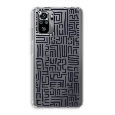 Moroccan Print: Xiaomi Redmi Note 10S Transparant Hoesje