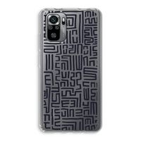 Moroccan Print: Xiaomi Redmi Note 10S Transparant Hoesje