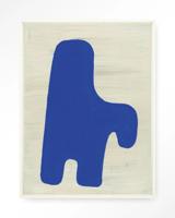 Urban Cotton Wandkleed 'Cobby' 110 x 145cm in Floating Frame - off white