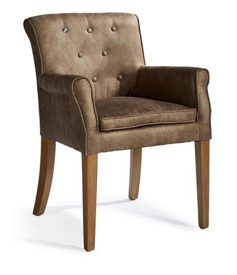 Rivièra Maison Eetkamerstoel 'La Scala' Pellini, kleur Coffee Rivièra Maison Eetkamerstoel 'La Scala' Pellini, kleur Coffee