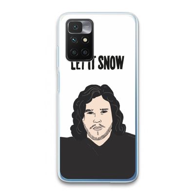Let It Snow: Xiaomi Redmi 10 Transparant Hoesje
