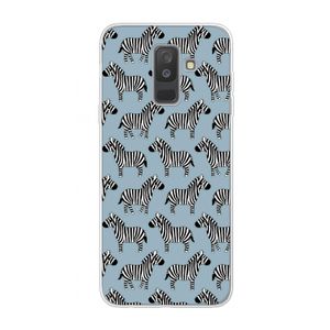 Zebra: Samsung Galaxy A6 Plus (2018) Transparant Hoesje