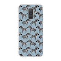 Zebra: Samsung Galaxy A6 Plus (2018) Transparant Hoesje
