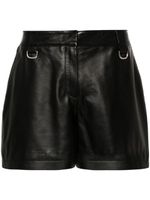 Off-White short en cuir à taille haute - Noir - thumbnail