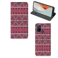 OnePlus Nord N100 | Hoesje met Magneet | Aztec Paars