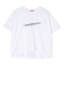 Diesel Kids t-shirt Texalind Maglietta à logo imprimé - Blanc