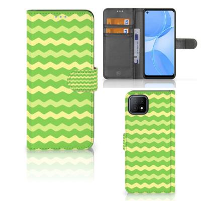 OPPO A73 5G | Telefoon Hoesje | Waves Green