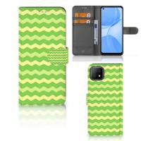 OPPO A73 5G | Telefoon Hoesje | Waves Green