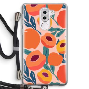 Perzik: Honor 6X Transparant Hoesje met koord