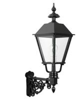 KS Verlichting Vierkante wandlampZandvoort nostalgie - zwart - 1228
