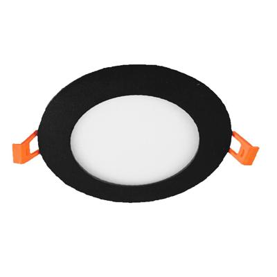 LED panel downlight 9W 3000K incl. driver zwart - LED2620
