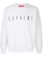 Supreme sweat à logo brodé - Gris - thumbnail