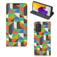 Samsung Galaxy A72 (5G/4G) | Hoesje met Magneet | Funky Retro Samsung Galaxy A72 (5G/4G) | Hoesje met Magneet | Funky Retro