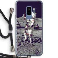 Spaceman: Samsung Galaxy S9 Plus Transparant Hoesje met koord - thumbnail