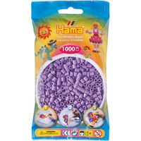 Hama Strijkkralen Hama 1000 Stuks Paars Pastel - thumbnail