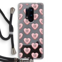 Chicks before dicks: OnePlus 8 Pro Transparant Hoesje met koord