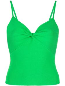 alice + olivia haut en maille Rhona à détail torsadé - Vert