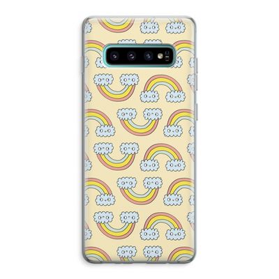 Regenboog: Samsung Galaxy S10 Plus Transparant Hoesje