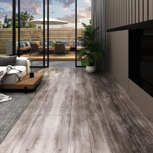 VidaXL Vloerplanken zelfklevend 5,02 m² 2 mm pvc mat houtbruin