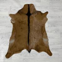 Geitenhuid bruin zwart wit 85x70cm