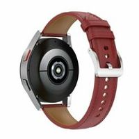 Luxe leren bandje - Bordeaux - Xiaomi Mi Watch / Xiaomi Watch S1 / S1 Pro / S1 Active / Watch S2 - thumbnail