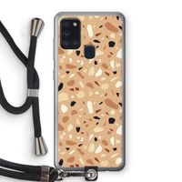 Terrazzo N°17: Samsung Galaxy A21s Transparant Hoesje met koord