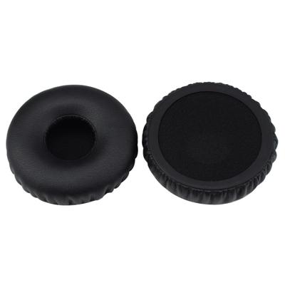 Voor JBL Synchros E40/E40BT/T450 koptelefoon imitatieleer + Foam zachte oortelefoon beschermende cover earmuffs één paar (zwart)