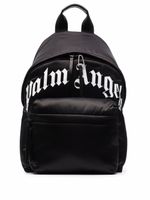 Palm Angels sac à dos à logo imprimé - Noir