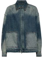 Juun.J veste en jean à fermeture zippée - Bleu