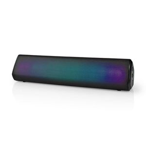 Nedis Bluetooth-Speaker | Maximale batterijduur: 6 uur | Tafelmodel | 18 W | Stereo | Ingebouwde microfoon | Koppelbaar | Zwart - SPBT2006BK