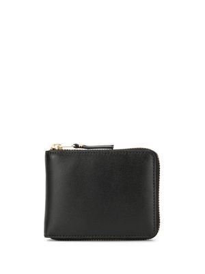 Comme Des Garçons Wallet portefeuille en cuir à fermeture zippée - Noir