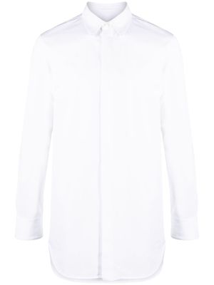 Jil Sander chemise en coton à manches longues - Blanc