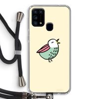 Birdy: Samsung Galaxy M31 Transparant Hoesje met koord