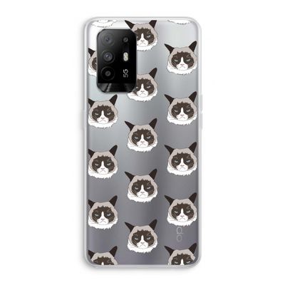 It's a Purrr Case: Oppo A94 5G Transparant Hoesje