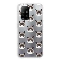 It's a Purrr Case: Oppo A94 5G Transparant Hoesje