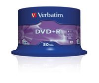 Verbatim 43550 DVD+R disc 4.7 GB 50 stuk(s) Spindel