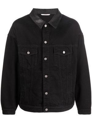 Valentino Garavani veste à logo embossé - Noir