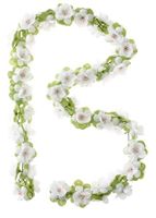 Basil Bloemenstreng Flower Garland 120 cm wit