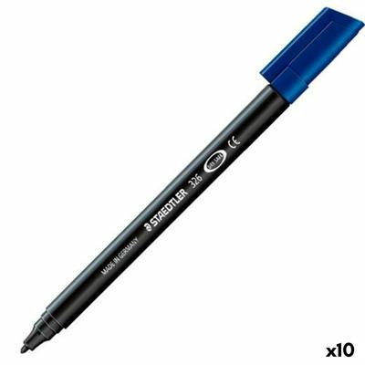 Markeerstiften Staedtler Noris Club Zwart (10 Stuks)