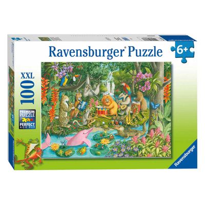 Ravensburger - puzzel het jungle-orkest 100st. xxl